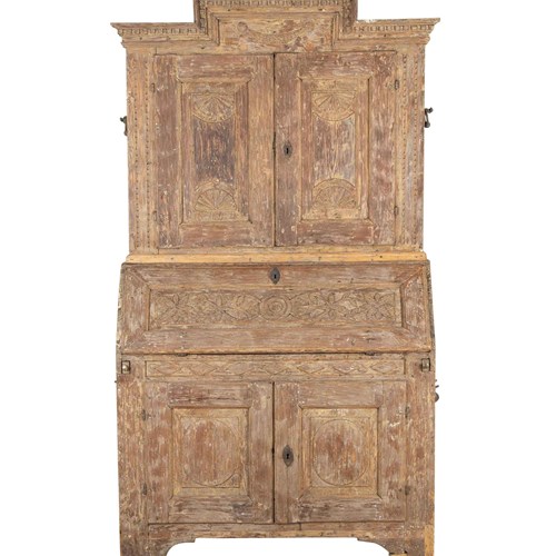Early 19Th Century Swedish Secretary From Skåne