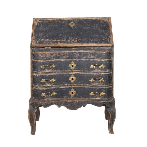 Late 18Th Century Swedish Period Rococo Secretaire