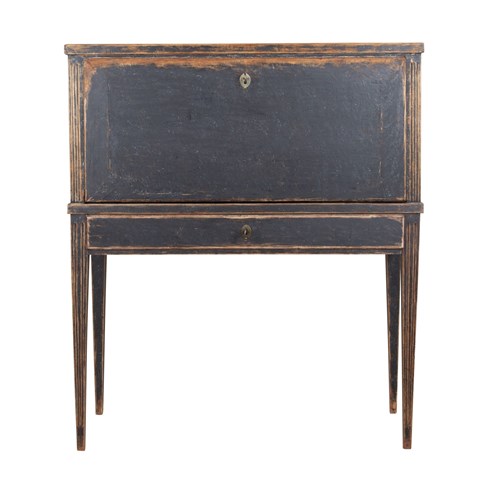 18Th Century Swedish Gustavian Fall Front Desk