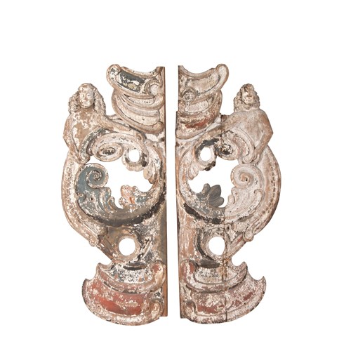 18Th Century Wooden Carvings