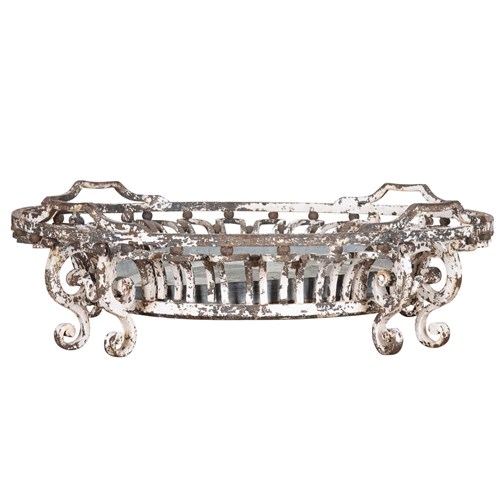 Large 1920S French Iron Work Planter