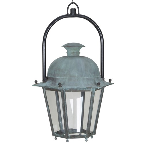 Late 19Th Century French Zinc Lantern