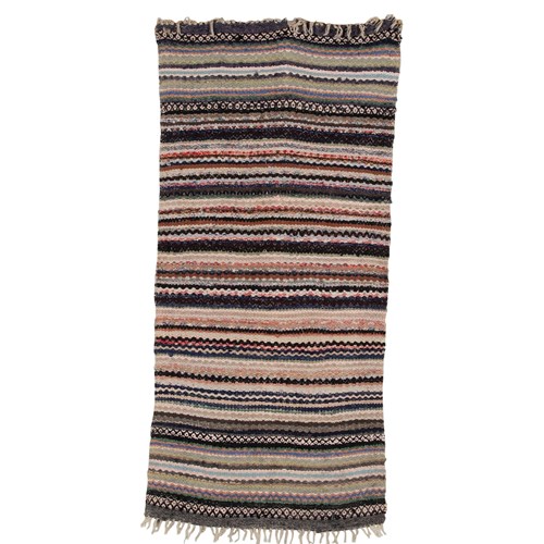 20Th Century Swedish Traditional Cotton Rag Rug