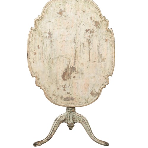 Late 18Th Century Swedish Rococo Folding Table