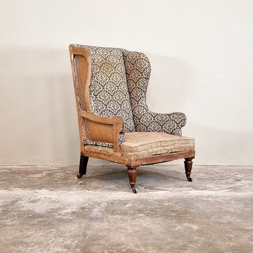 Late 19Th Century Wing Chair