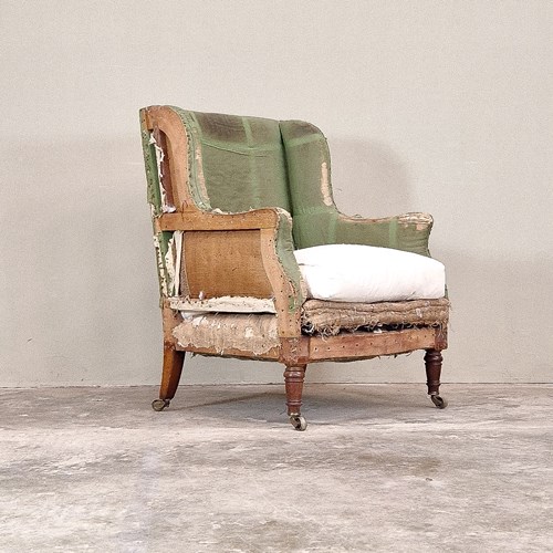English Winged Armchair