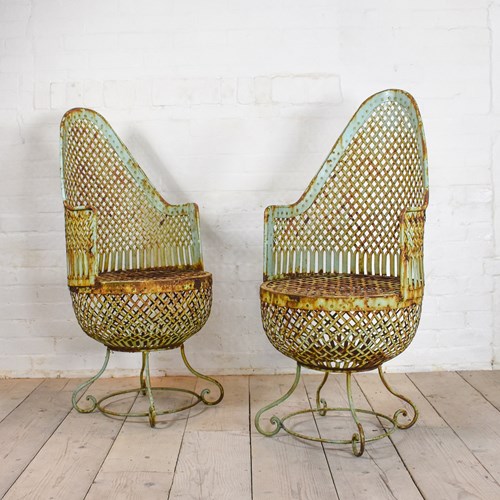 Pair Italian Garden Chairs 