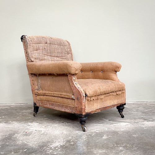 Edwardian Deep Seated Armchair