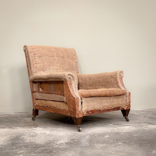 Edwardian Deep Seated Armchair