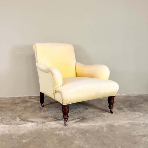 19Th Century 'P' Arm Armchair 