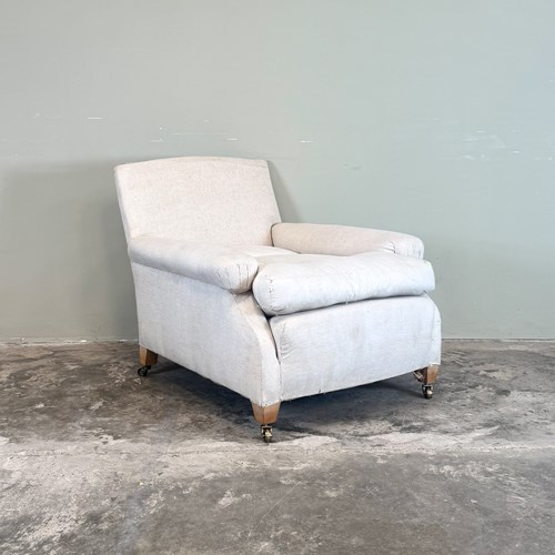 Flat Arm Deep Seated Armchair