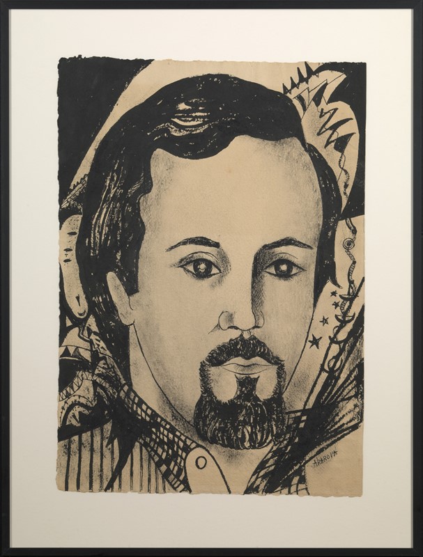 Akarova Marguerite, Portrait of a Man, Drawing-collectit-by-spectandum-000580-01-2mb-main-637609112605946445.jpg
