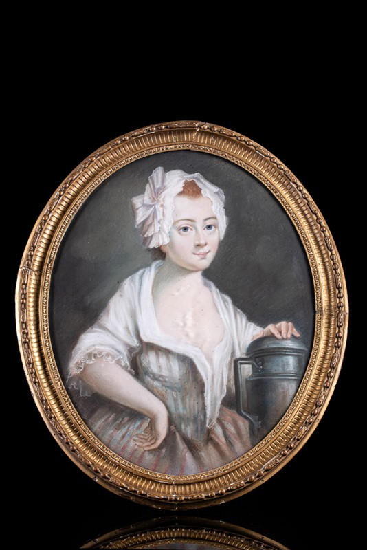 18th C, Rococo-Style, Genre, A Milkgirl portrait-collectit-by-spectandum-001919-01-main-637620248671467048.jpg