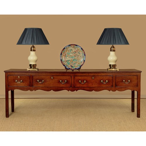 Eight Feet Long Oak Dresser Base C.1790
