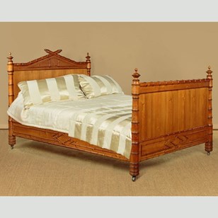 Faux Bamboo Bed C.1890