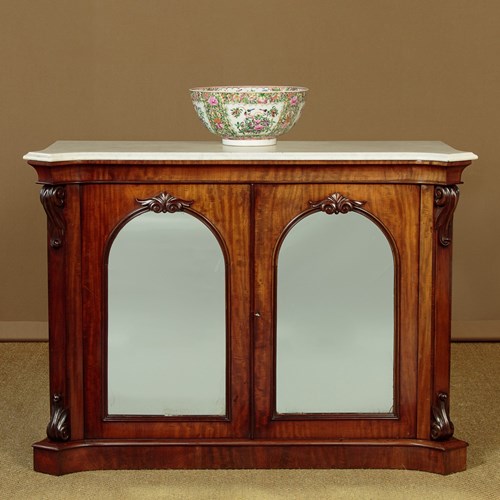 Marble Top Side Cabinet C.1860