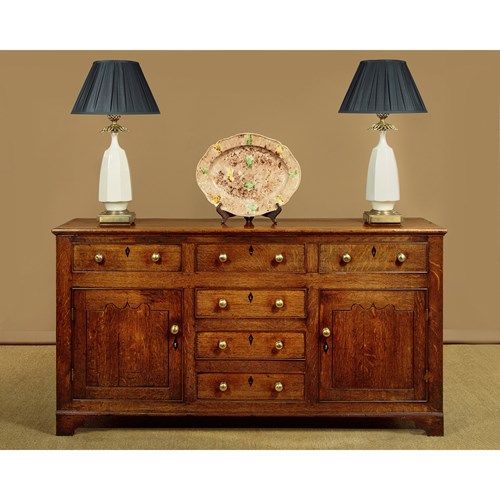 Oak Welsh Dresser Base C.1820