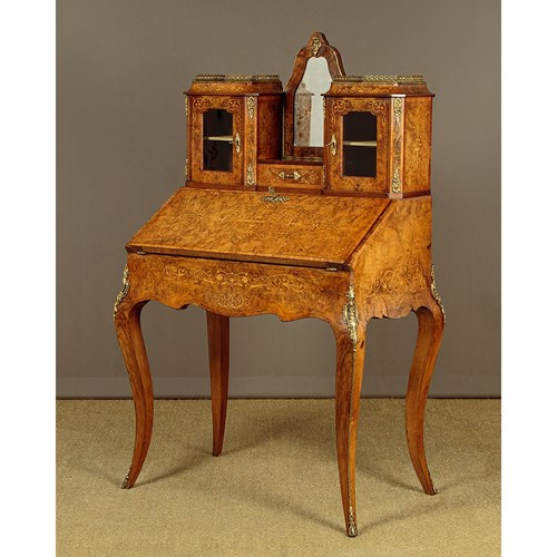 Small Walnut Writing Bureau C.1880