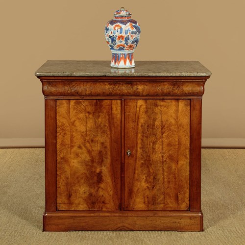 Small Louis Philippe Walnut Side Cabinet C.1840