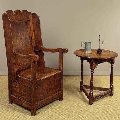 Oak Lambing Chair C.1760