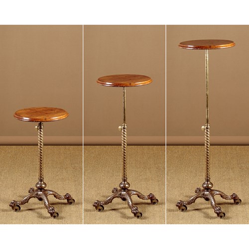 Adjustable Wine Table C.1890