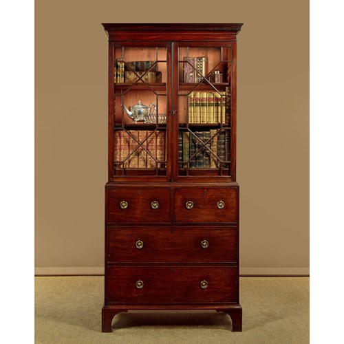 Georgian Mahogany Estate Bookcase C.1800