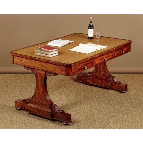 Double Sided Mahogany Library Table C.1840