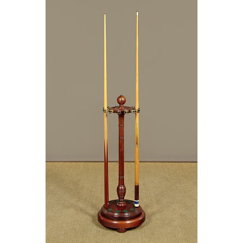 Revolving Mahogany Cue Stand C.1960