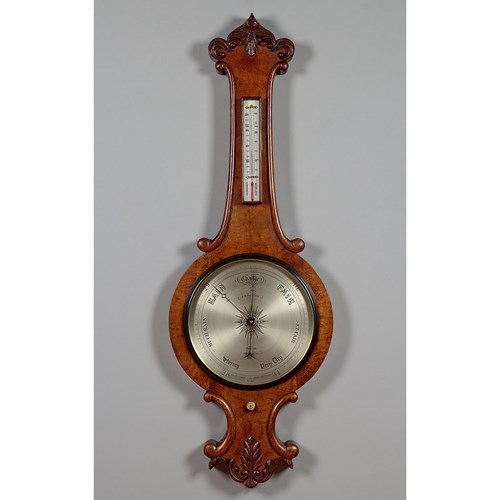 Large Mercury Barometer By Dancer Of Manchester C.1848