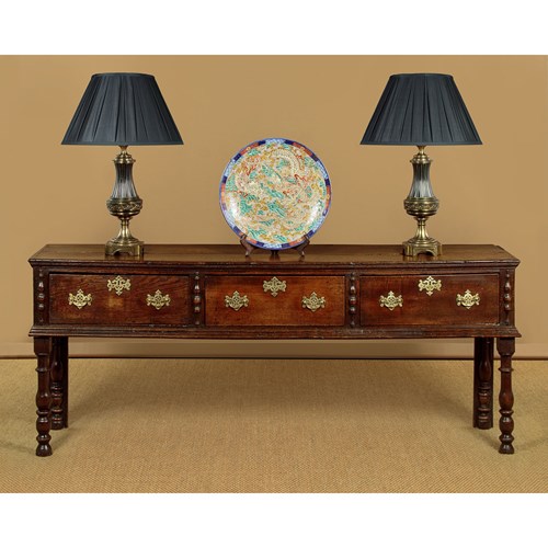 18Th.C. Oak Dresser Base C.1740