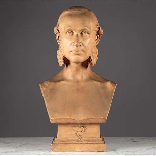 Portrait Bust Of A Physician C.1900
