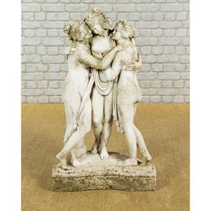 Three Graces Garden Statue