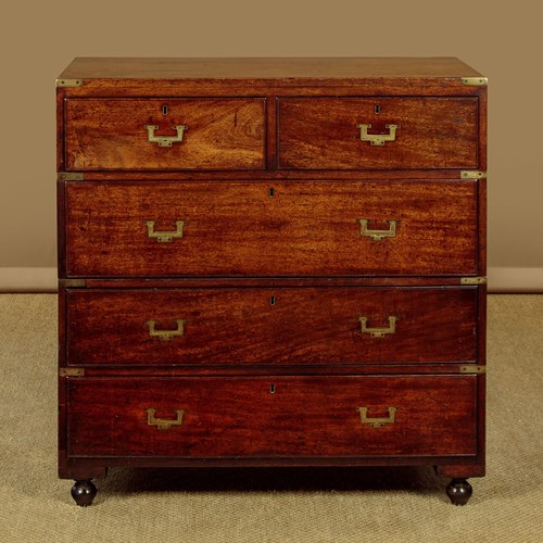 Campaign Chest Of Drawers C.1850