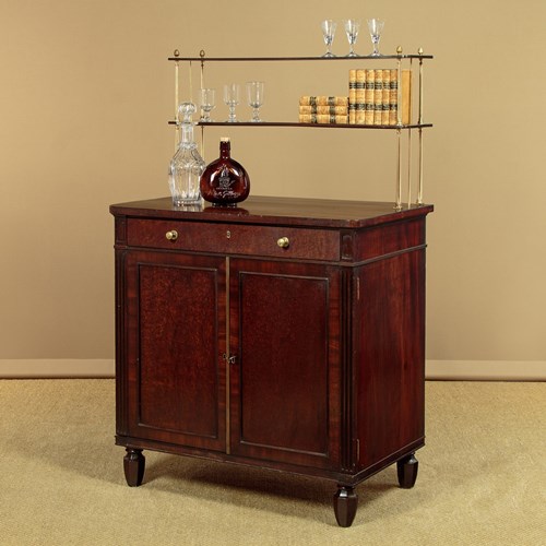 Mahogany Campaign Style Chiffonier C.1860