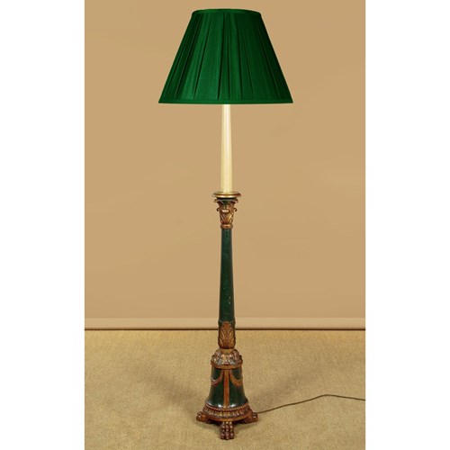 Painted Standard Lamp C.1930