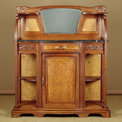 Art Nouveau Oak Sideboard C.1900