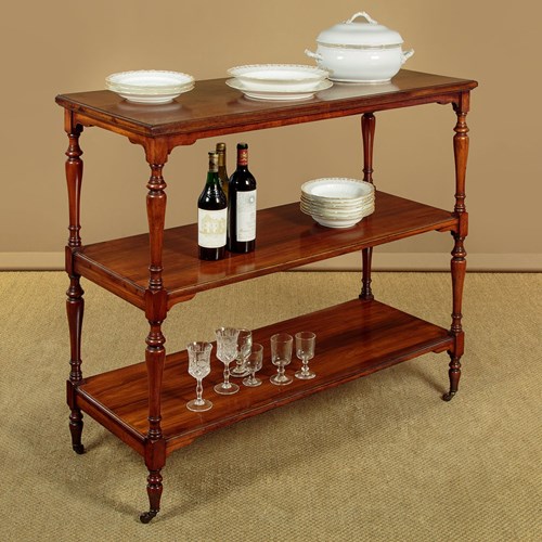 Walnut Dumb Waiter C.1880