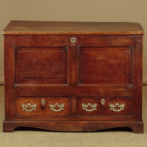 Small Welsh Oak Mule Chest C.1800