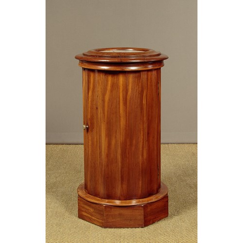 Fluted Column Pedestal Side Cabinet C.1860