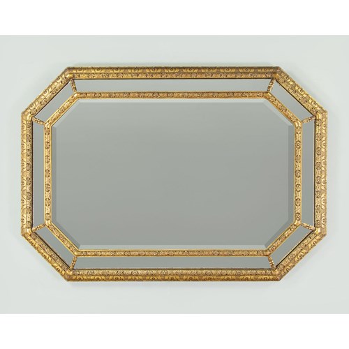 Gilded Cushion Frame Mirror