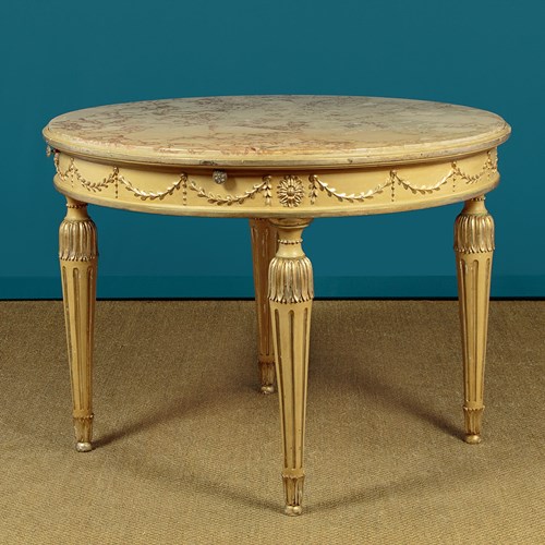 Round Marble Top Centre Table C.1960