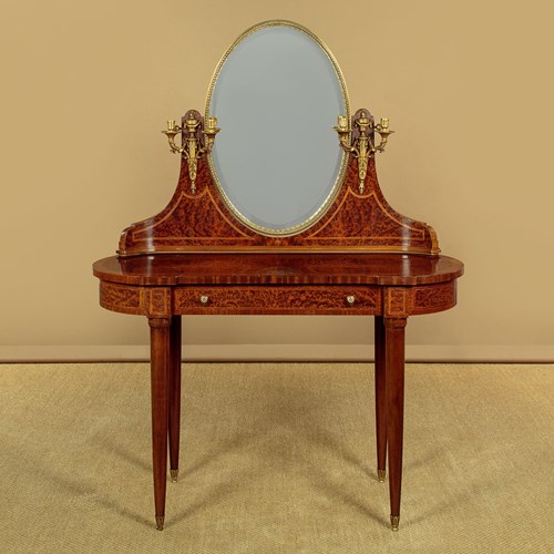 French Amboyna & Gilt Dressing Table C.1930