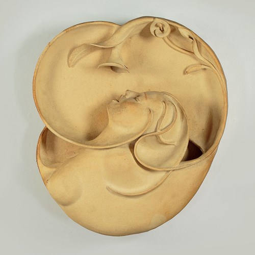 Terracotta Wall Plaque C.1950