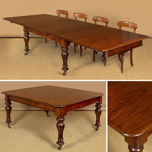 Large Extending Mahogany Dining Table C.1860