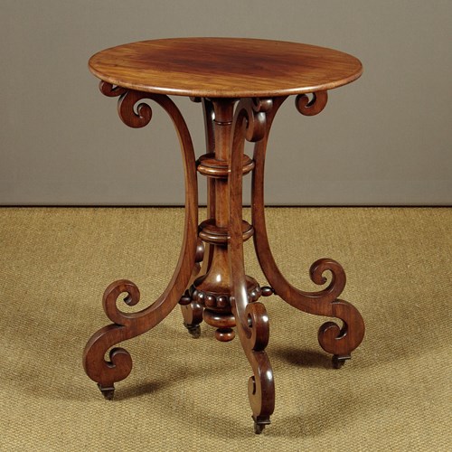 Tall Mahogany Pedestal Table C.1830