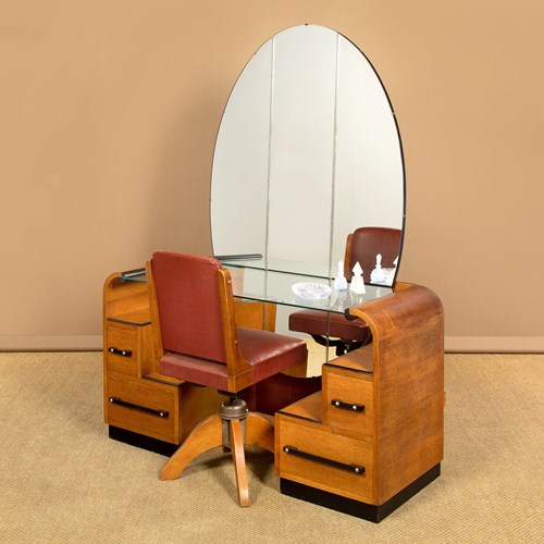 Art Deco Dressing Table & Chair C.1930