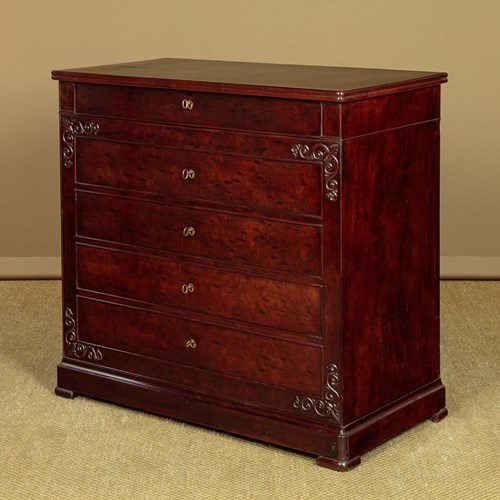 Louis Philippe Mahogany Chest Of Drawers C.1850