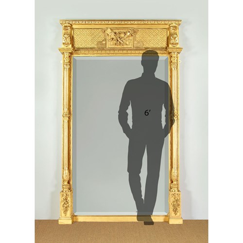 Large Gilded Mirror C.1880