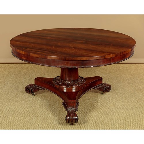 William IV Rosewood Breakfast Dining Table C.1835
