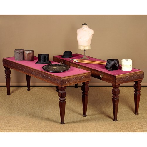 Pair Of Shop Display Tables C.1930